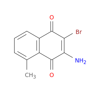 1,4-Naphthalenedione, 3-amino-2-bromo-5-methyl-