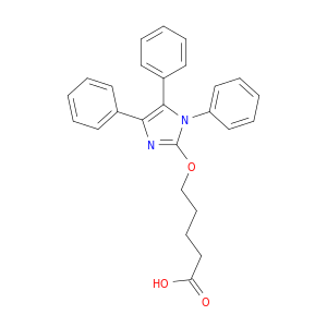 Pentanoic acid, 5-[(1,4,5-triphenyl-1H-imidazol-2-yl)oxy]-