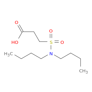 Propanoic acid, 3-[(dibutylamino)sulfonyl]-