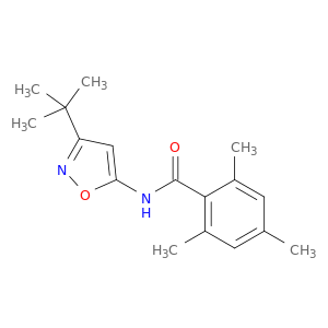Benzamide, N-[3-(1,1-dimethylethyl)-5-isoxazolyl]-2,4,6-trimethyl-