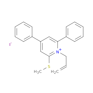 Pyridinium, 2-(methylthio)-4,6-diphenyl-1-(2-propenyl)-, iodide