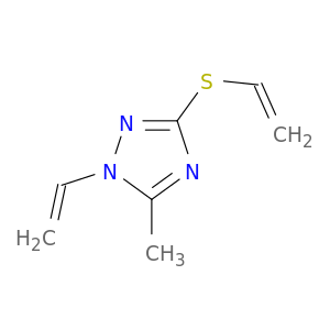 1H-1,2,4-Triazole, 1-ethenyl-3-(ethenylthio)-5-methyl-