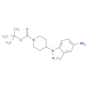 tert-Butyl 4-(5-amino-1H-indazol-1-yl)piperidine-1-carboxylate