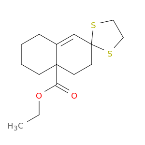 ethyl 3',4',5',6',7',8'-hexahydro-4a'h-spiro[1,3-dithiolane-2,2'-naphthalene]-4a'-carboxylate