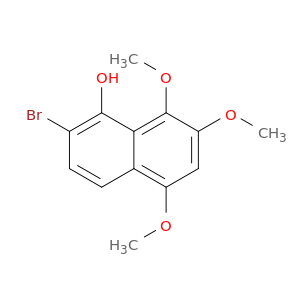 1-Naphthalenol, 2-bromo-5,7,8-trimethoxy-