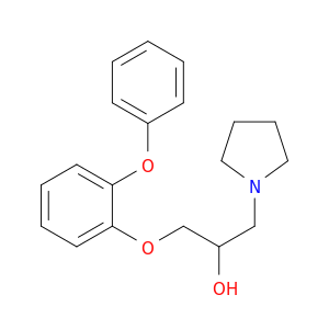 1-Pyrrolidineethanol, a-[(2-phenoxyphenoxy)methyl]-