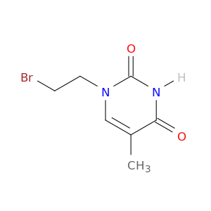 2,4(1H,3H)-Pyrimidinedione, 1-(2-bromoethyl)-5-methyl-