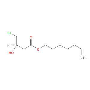 Butanoic acid, 4-chloro-3-hydroxy-, heptyl ester, (R)-