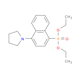 Phosphonic acid, [4-(1-pyrrolidinyl)-1-naphthalenyl]-, diethyl ester