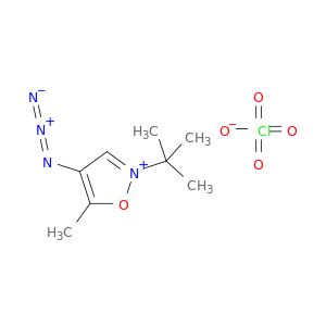 Isoxazolium, 4-azido-2-(1,1-dimethylethyl)-5-methyl-, perchlorate