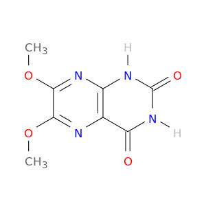2,4(1H,3H)-Pteridinedione, 6,7-dimethoxy-