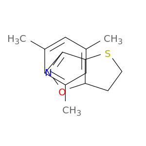 Thieno[2,3-d]isoxazole, 3a,5,6,6a-tetrahydro-3-(2,4,6-trimethylphenyl)-