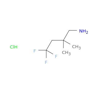 4,4,4-trifluoro-2,2-dimethylbutan-1-amine hydrochloride