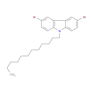 9H-Carbazole, 3,6-dibromo-9-dodecyl-