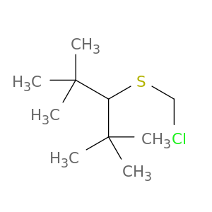 Pentane, 3-[(chloromethyl)thio]-2,2,4,4-tetramethyl-