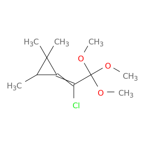 Cyclopropane, (1-chloro-2,2,2-trimethoxyethylidene)trimethyl-