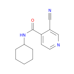 4-Pyridinecarboxamide, 3-cyano-N-cyclohexyl-