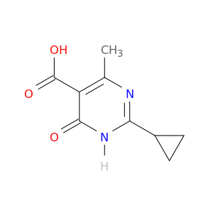 2-Cyclopropyl-4-methyl-6-oxo-1,6-dihydropyrimidine-5-carboxylic acid