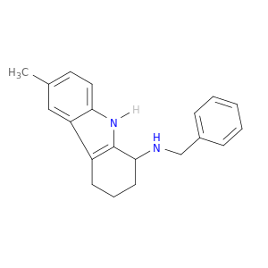 1H-Carbazol-1-amine, 2,3,4,9-tetrahydro-6-methyl-N-(phenylmethyl)-