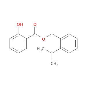 Benzoic acid, 2-hydroxy-, [(1-methylethyl)phenyl]methyl ester