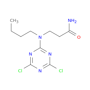 Propanamide, 3-[butyl(4,6-dichloro-1,3,5-triazin-2-yl)amino]-