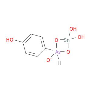 Phenol, 4-(4,4-dihydroxy-2-oxido-1,3,2,4-dioxarsastannetan-2-yl)-