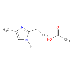 1H-Imidazole, 2-ethyl-4-methyl-, monoacetate