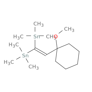 Stannane, [(1-methoxycyclohexyl)ethenylidene]bis[trimethyl-
