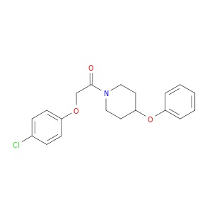Piperidine, 1-[(4-chlorophenoxy)acetyl]-4-phenoxy-