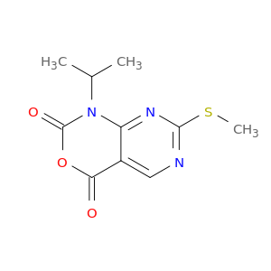 1-(1-甲基乙基)-7-(甲基硫基)-2H-嘧啶[4,5-D][1,3]恶化-2,4(1H)-二氧化乙酮