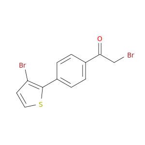 2-BROMO-1-[4-(3-BROMOTHIOPHEN-2-YL)PHENYL]ETHANONE