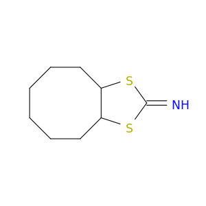 Cycloocta-1,3-dithiol-2-imine,octahydro-, trans- (8CI)