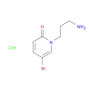 1-(3-氨基丙基)-5-溴吡啶-2(1H)-酮盐酸盐