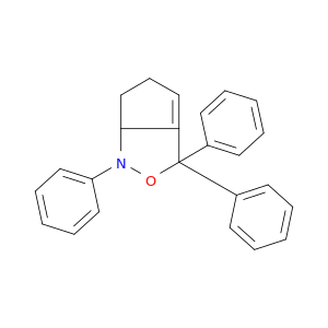 1H-Cyclopent[c]isoxazole, 3,5,6,6a-tetrahydro-1,3,3-triphenyl-