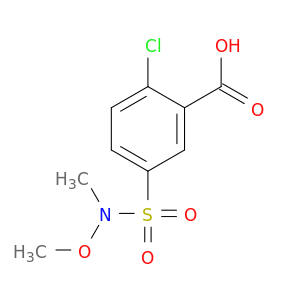 2-Chloro-5-[Methoxy(Methyl)Sulfamoyl]Benzoic Acid