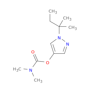 Carbamic acid, dimethyl-, 1-(1,1-dimethylpropyl)-1H-pyrazol-4-yl ester