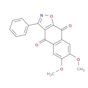 Naphth[2,3-d]isoxazole-4,9-dione, 6,7-dimethoxy-3-phenyl-