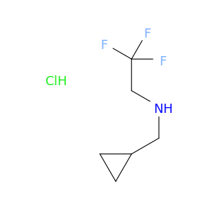 (cyclopropylmethyl)(2,2,2-trifluoroethyl)amine hydrochloride