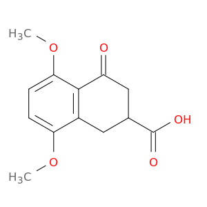 2-Naphthalenecarboxylic acid, 1,2,3,4-tetrahydro-5,8-dimethoxy-4-oxo-