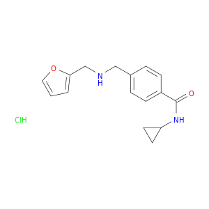 N-Cyclopropyl-4-{[(furan-2-ylmethyl)amino]methyl}benzamide Hydrochloride