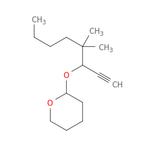 2H-Pyran, 2-[(1-ethynyl-2,2-dimethylhexyl)oxy]tetrahydro-