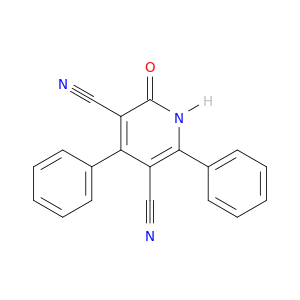 3,5-Pyridinedicarbonitrile, 1,2-dihydro-2-oxo-4,6-diphenyl-