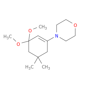 Morpholine, 4-(3,3-dimethoxy-5,5-dimethyl-1-cyclohexen-1-yl)-