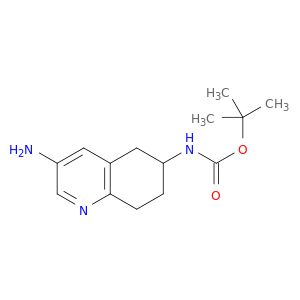 氨基甲酸,N-(3-氨基-5,6,7,8-四氢-6-喹啉基)-,1,1-二甲基乙酯