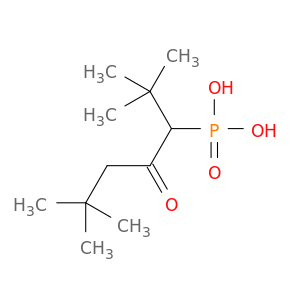 Phosphonic acid, [1-(1,1-dimethylethyl)-4,4-dimethyl-2-oxopentyl]-