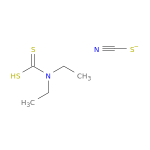 DIETHYLDITHIO-CARBAMIC ACID THIOCYANATE