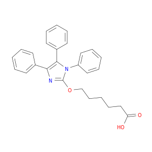 Hexanoic acid, 6-[(1,4,5-triphenyl-1H-imidazol-2-yl)oxy]-