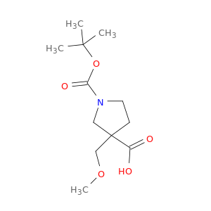1-[(tert-Butoxy)carbonyl]-3-(methoxymethyl)pyrrolidine-3-carboxylic Acid