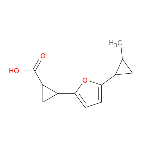 2-[5-(2-Methylcyclopropyl)furan-2-yl]cyclopropane-1-carboxylic Acid
