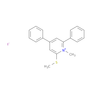 Pyridinium, 1-methyl-2-(methylthio)-4,6-diphenyl-, iodide